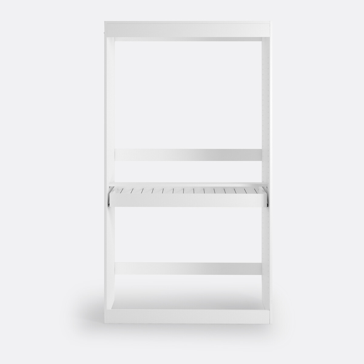 Module dressing, penderie + porte pantalons, Build blanc, LA REDOUTE INTERIEURS