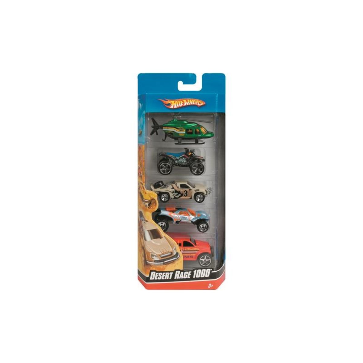 Coffret à thème de 5 petites voitures à choisir ou à collectionner. multicolore, MATTEL