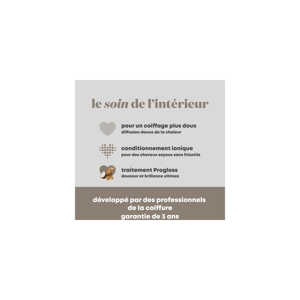 Brosse chauffante Straight & Go couleur unique, REVAMP