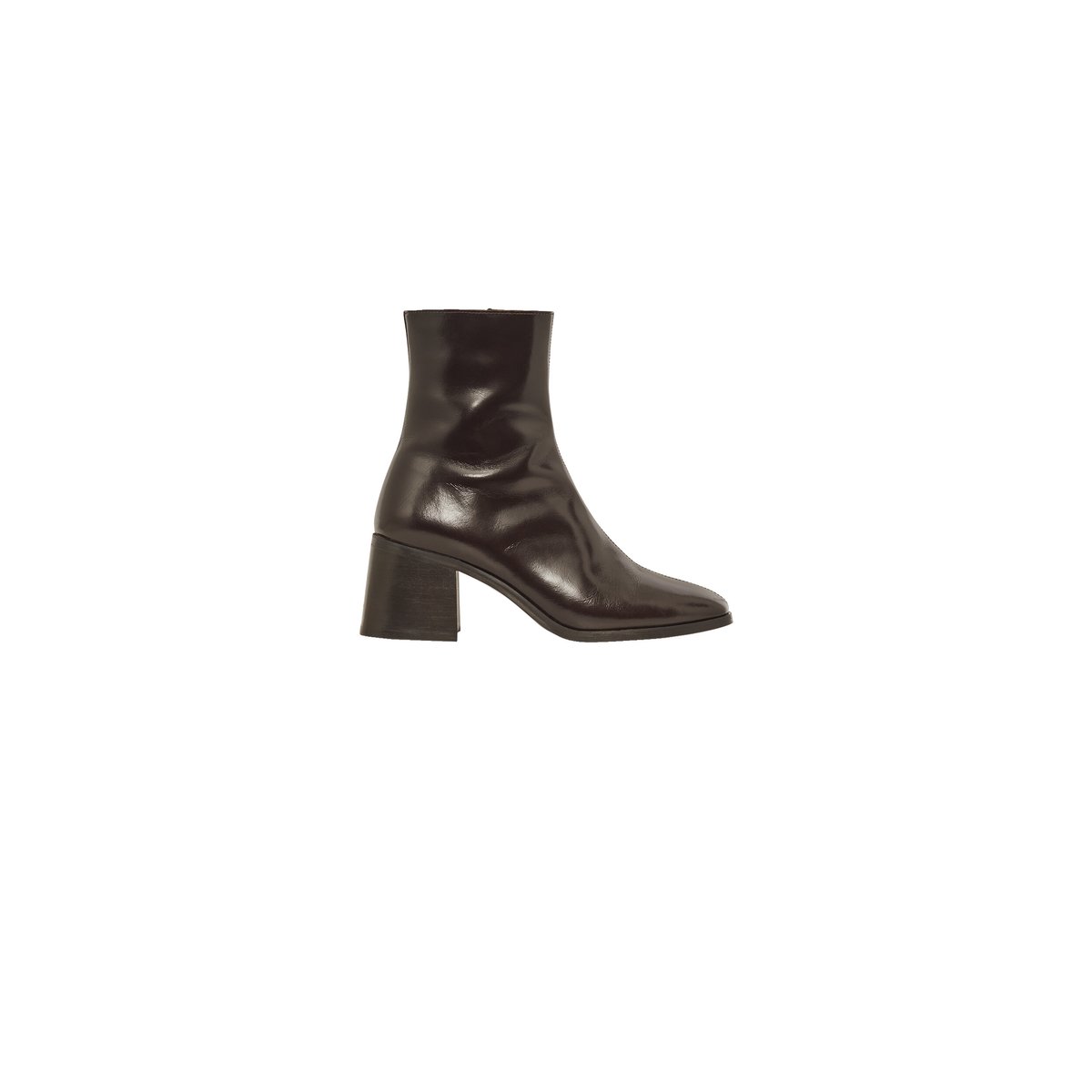 Bottines talon large ATRENDY marron foncé, CAROLL
