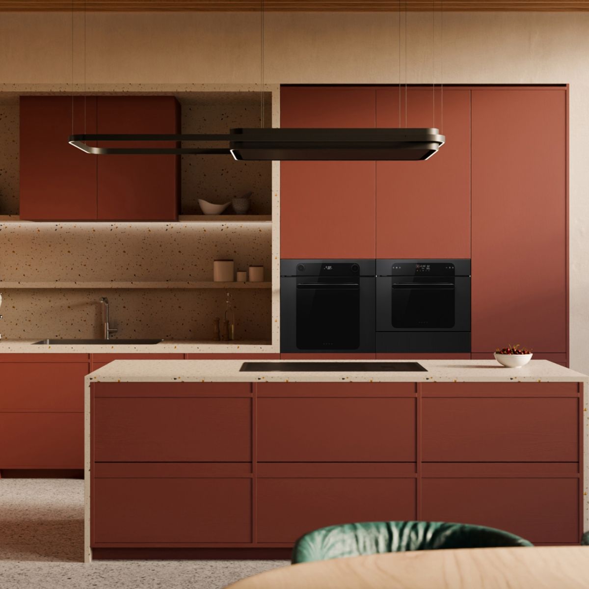 Four encastrable SFP6201TB couleur unique, SMEG