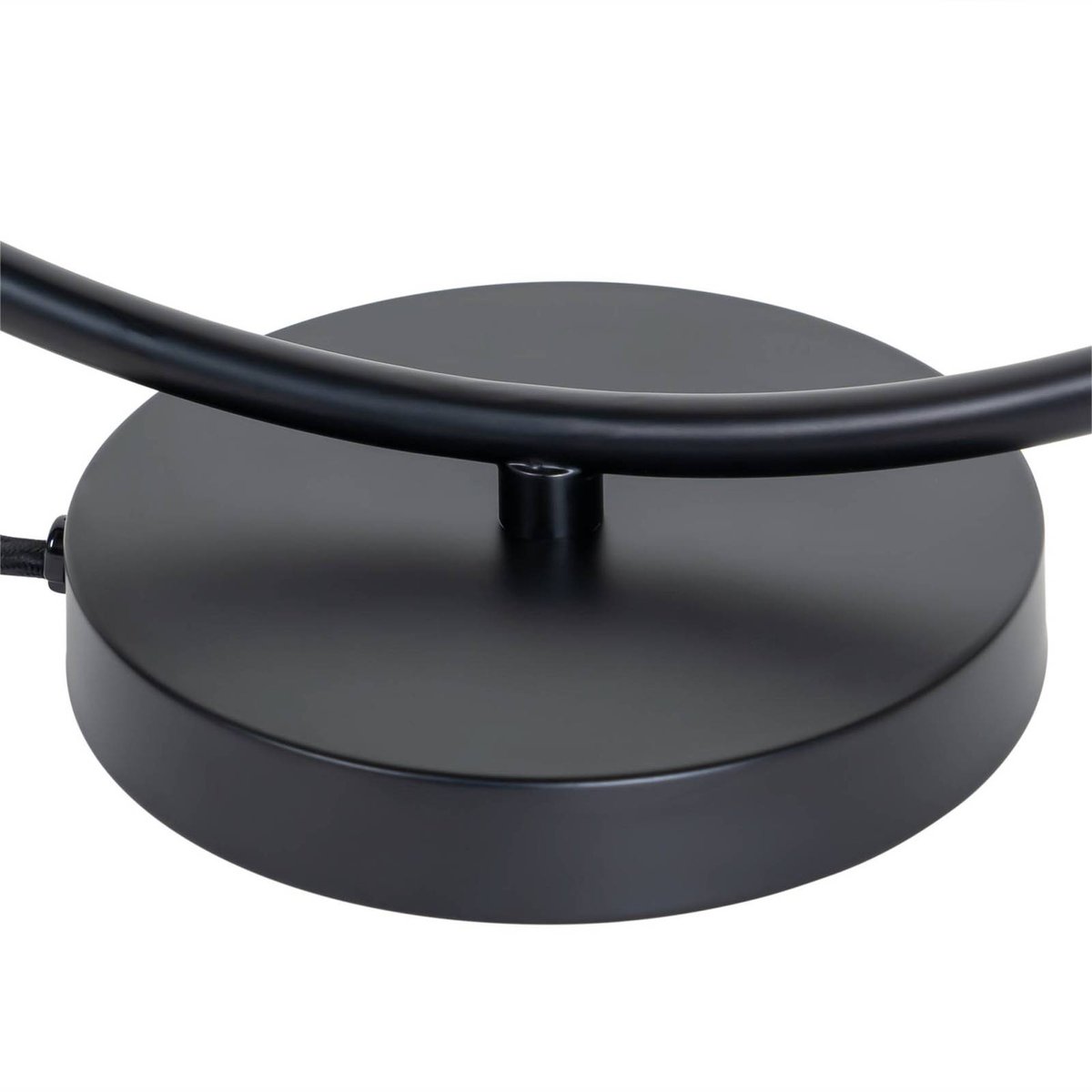 Lampe à poser en métal design, Linnard noir, LUCANDE