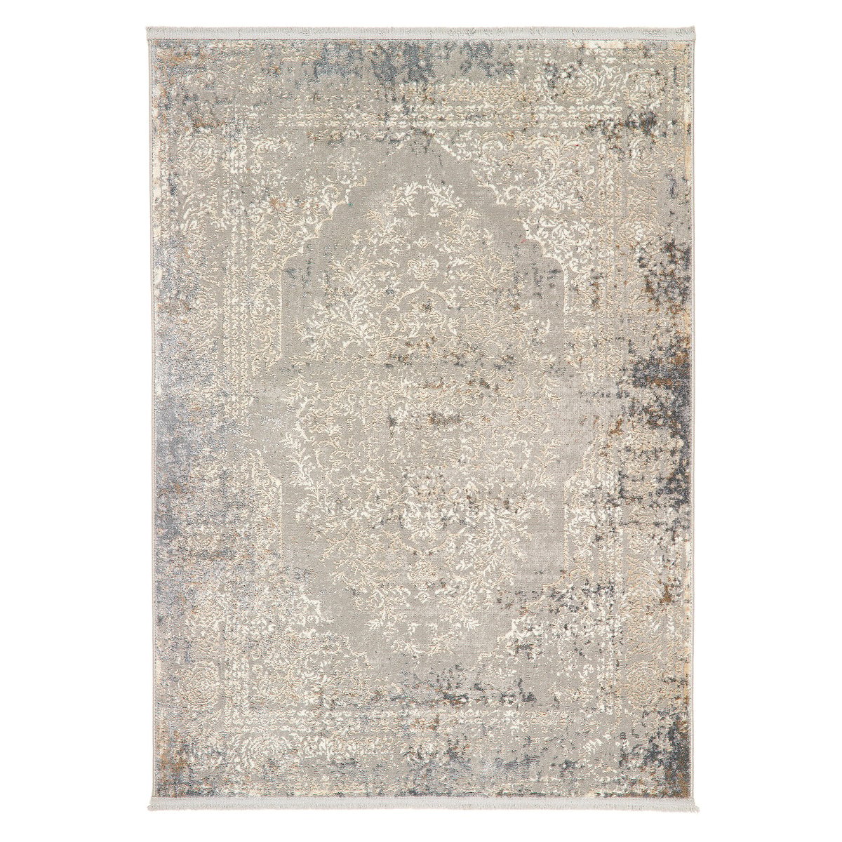 Faded Distressed Traditional Antique Style Rug grey, SO'HOME