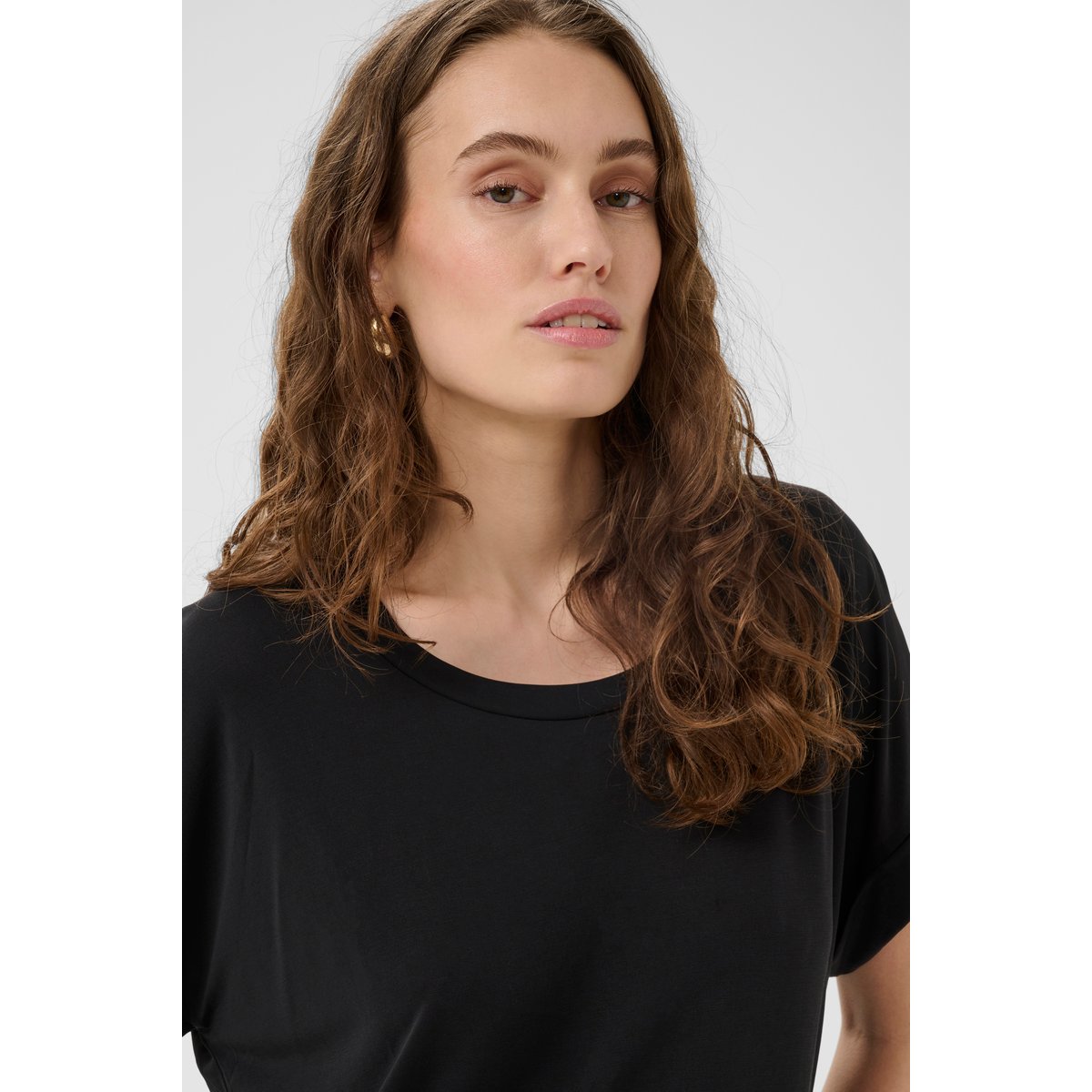 T-shirt noir black wash, CULTURE