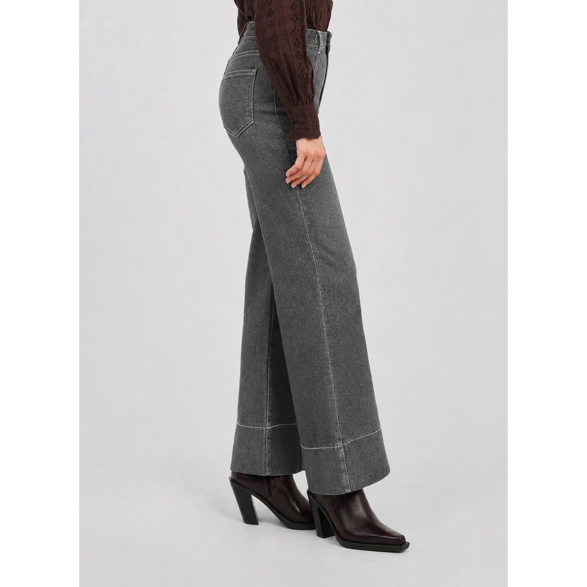 Pantalon PIPLIS gris, AN'GE