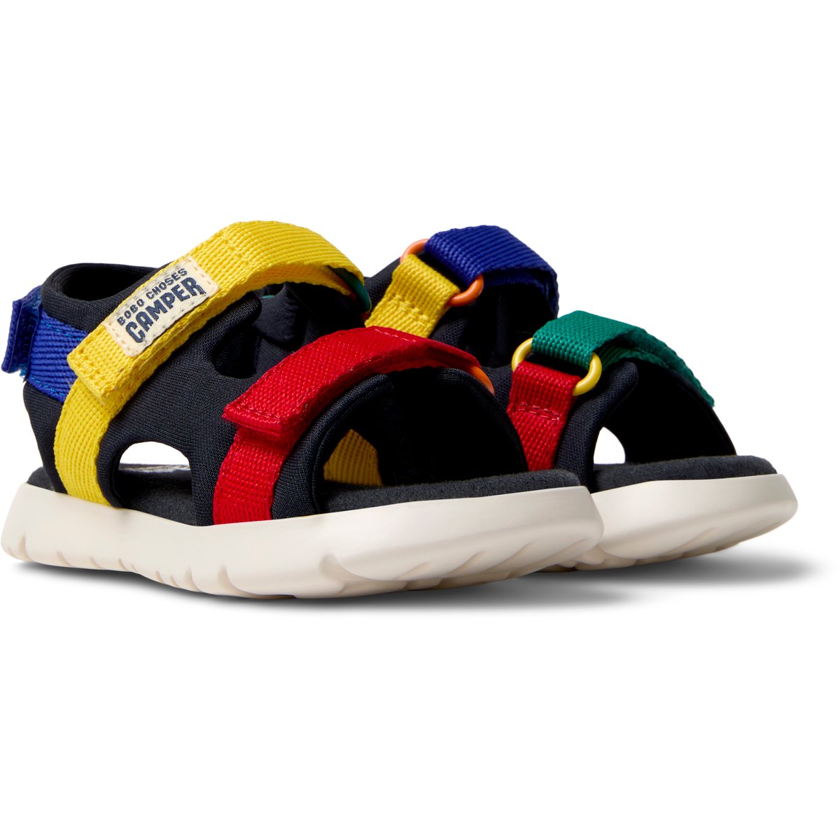 Sandales Oruga Twins bleu rouge, CAMPER