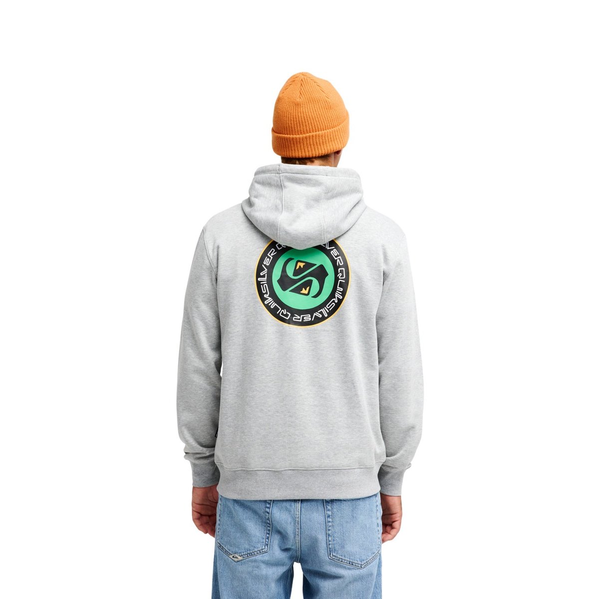 Sweat capuche DUALITY gris light grey heather, QUIKSILVER