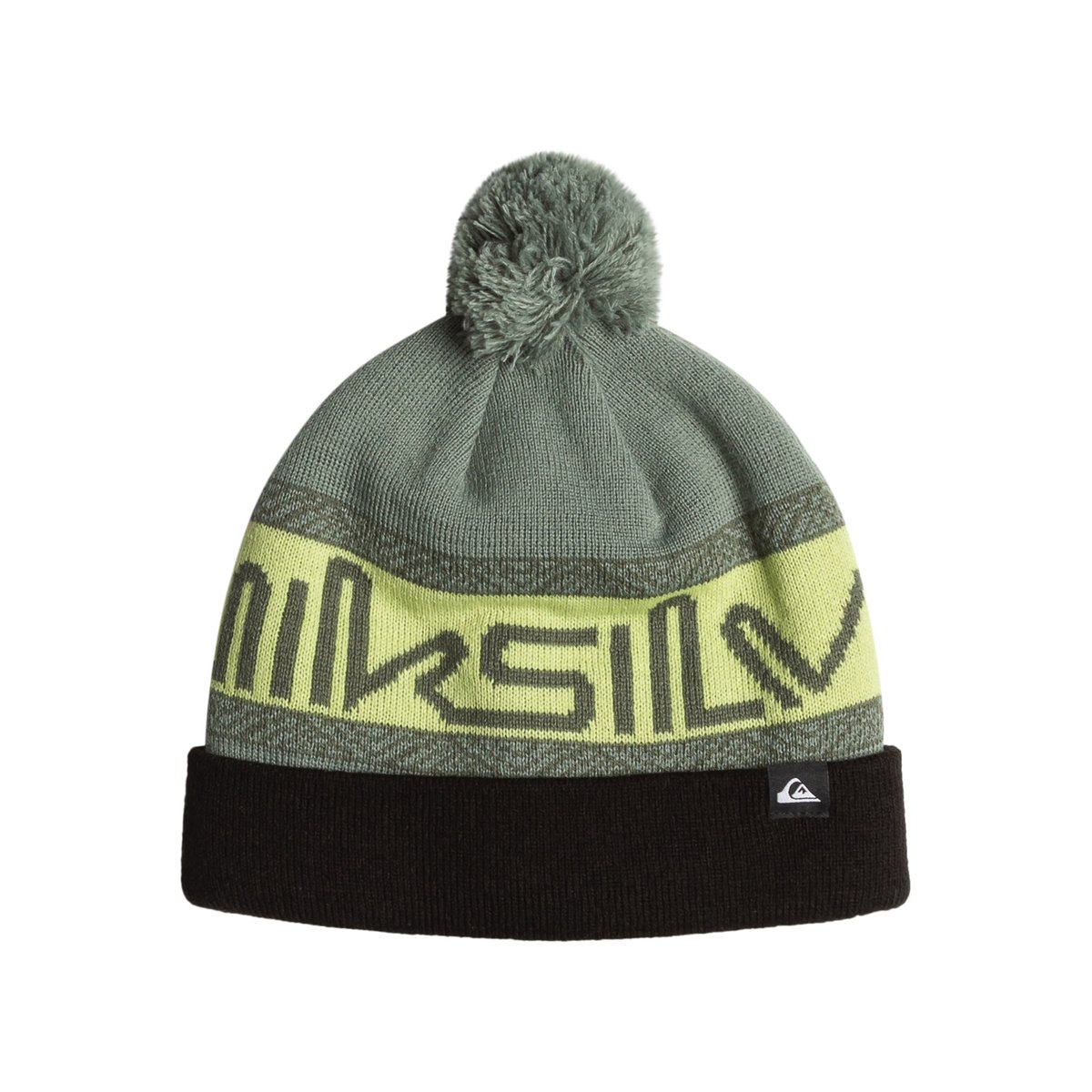 Bonnet à revers SUMMIT vert sea spray, QUIKSILVER