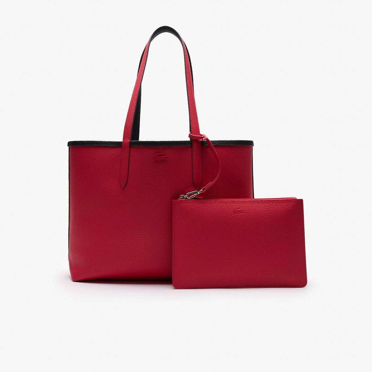 Anna Reversible Tote Bag blue/pink, LACOSTE