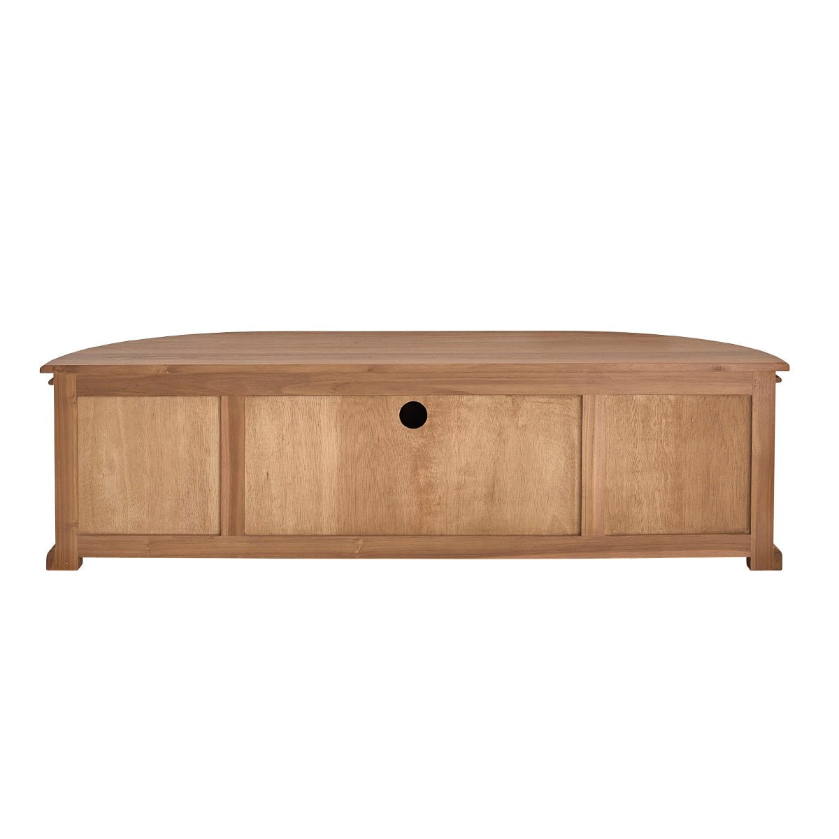 Meuble TV en bois de teck 160 cm 4 portes  DOMAINE naturel, BERAH GETAH