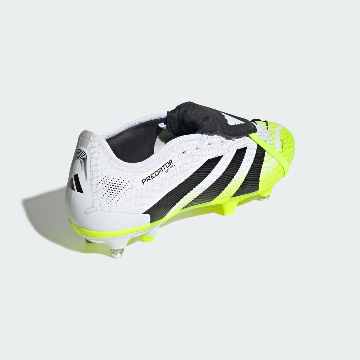 Chaussure Languette Rabattue Predator Pro Terrain Gras Chaussure Languette Rabattue Predator Pro Terrain Gras cloud white / core black / lucid lemon, adidas Performance