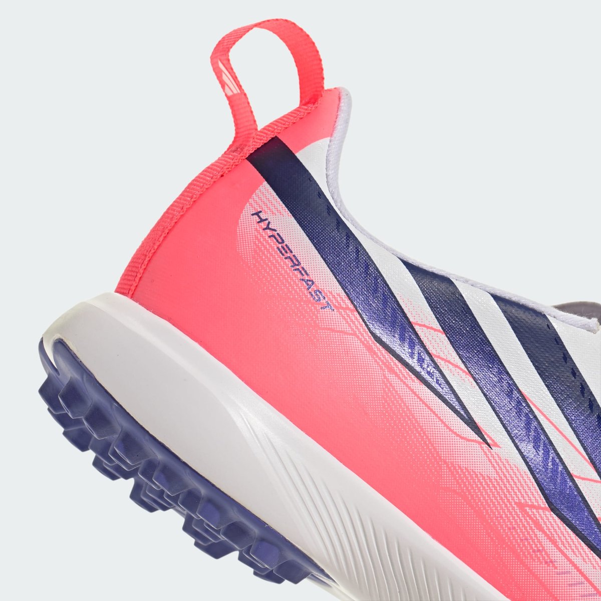 Chaussure De Football Sans Lacets F50 Hyperfast League Turf Enfants Chaussure De Football Sans Lacets F50 Hyperfast League Turf Enfants cloud white / solar purple / solar turbo, adidas Performance