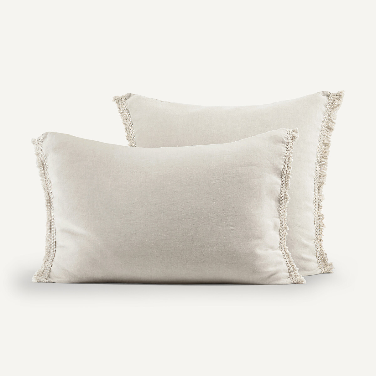 Kyra 100% Washed Hemp Pillowcase ivory, AM.PM