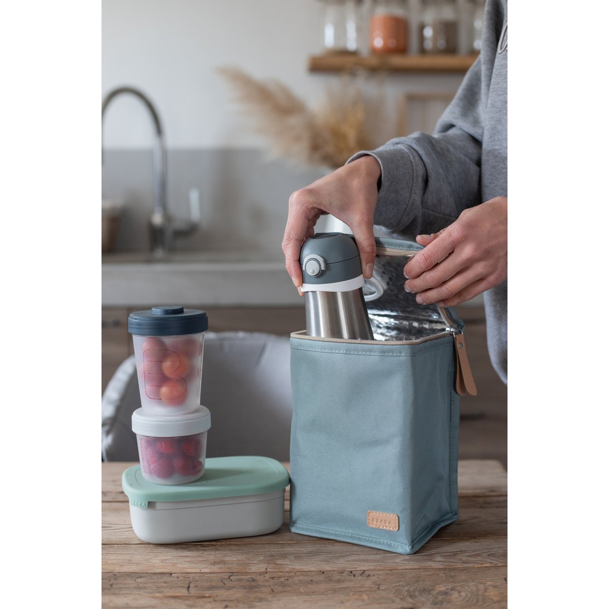 Sac isotherme vert sauge, BEABA