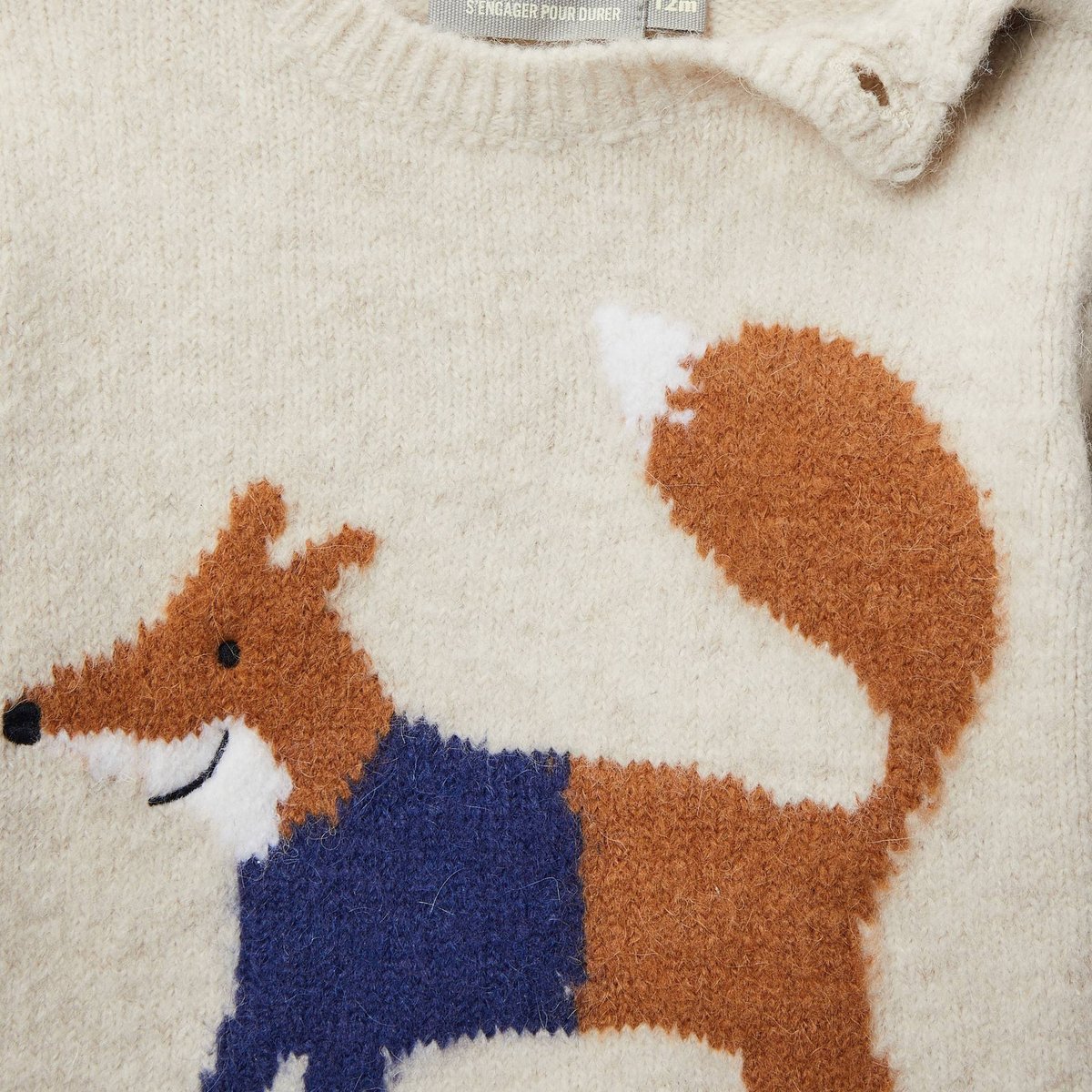 Pull imprimé velouté, BOUT'CHOU