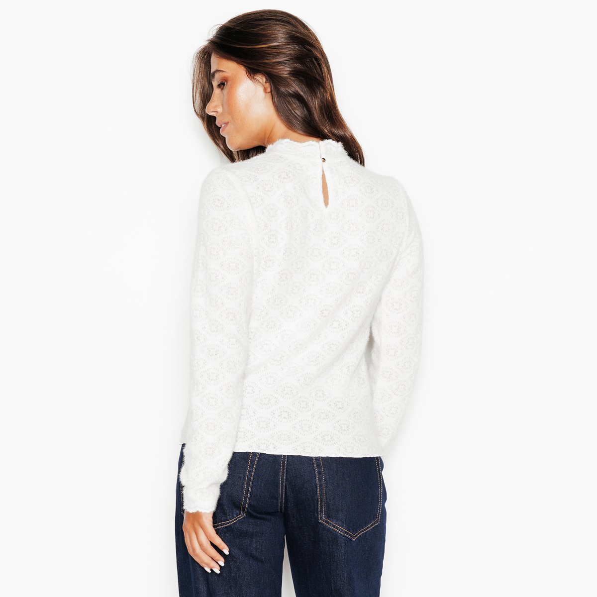 Tee-shirt manches longues JORAYA ecru, ROUGEGORGE LINGERIE
