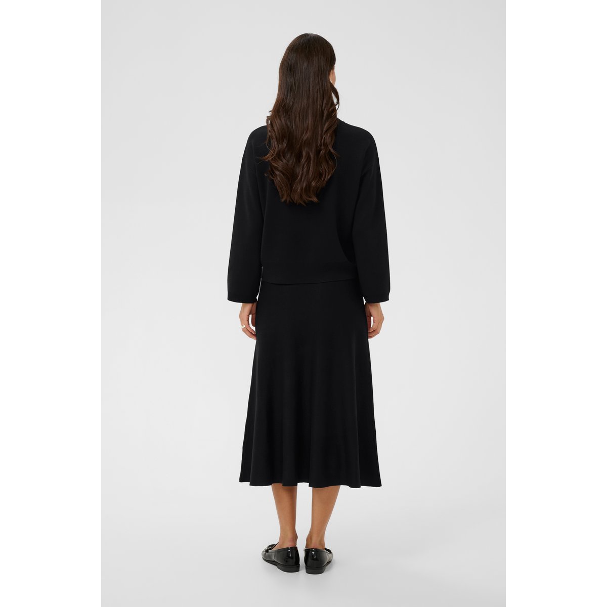 Pullover tricoté noir black deep, KAFFE