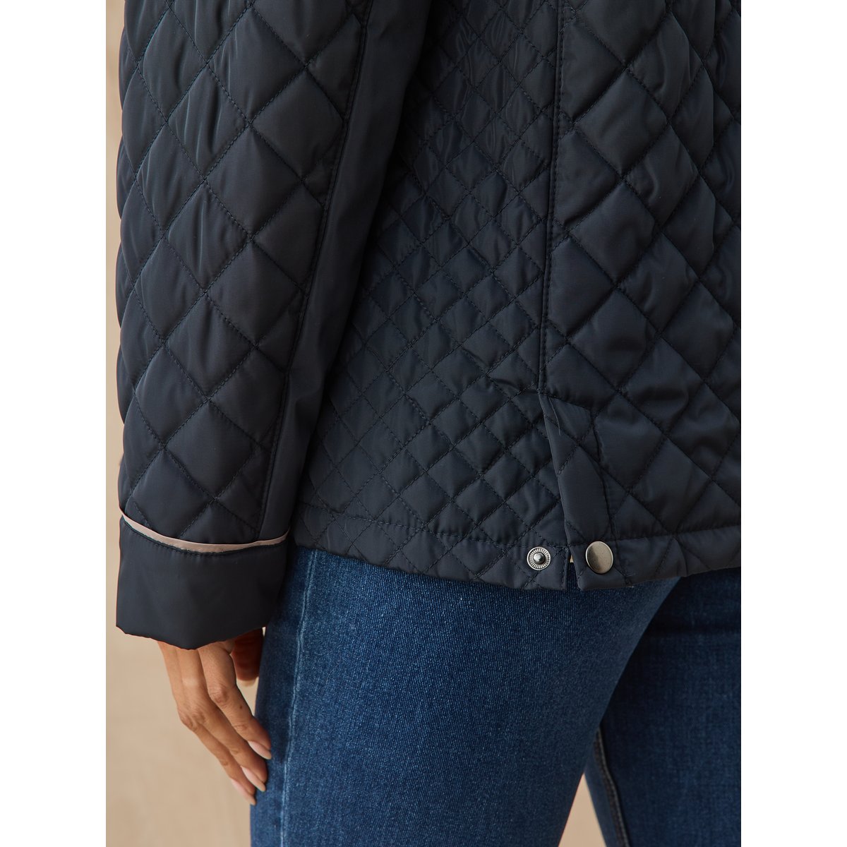 Parka déperlante et matelassée marine, DAXON