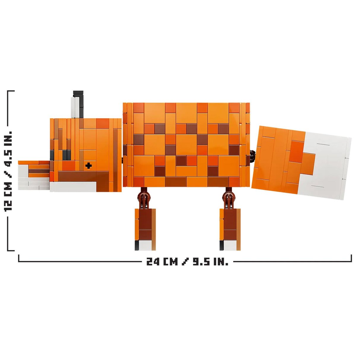 LEGO Minecraft - Le Renard - 21588 orange, LEGO