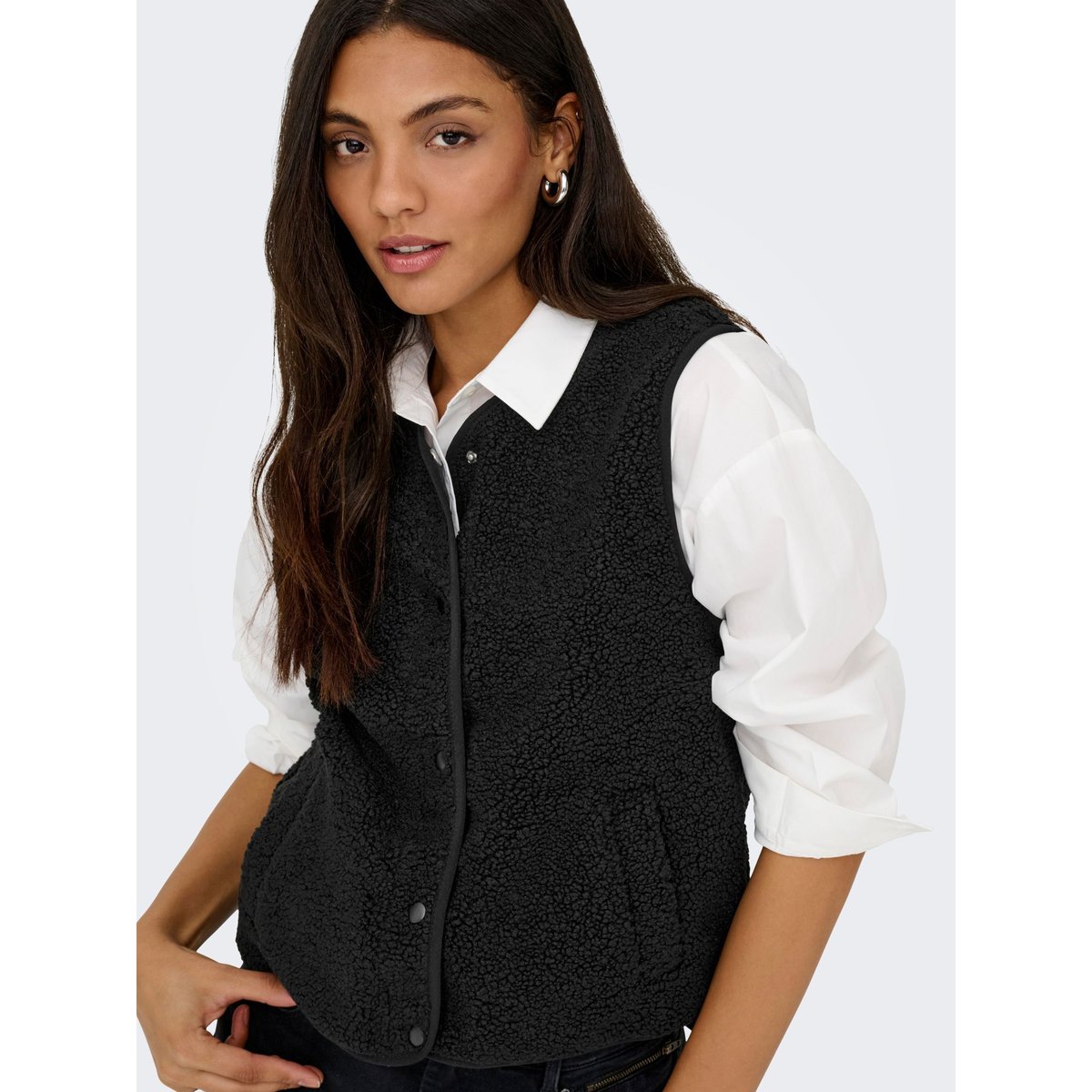 Gilet En Peluche noire - black, JDY
