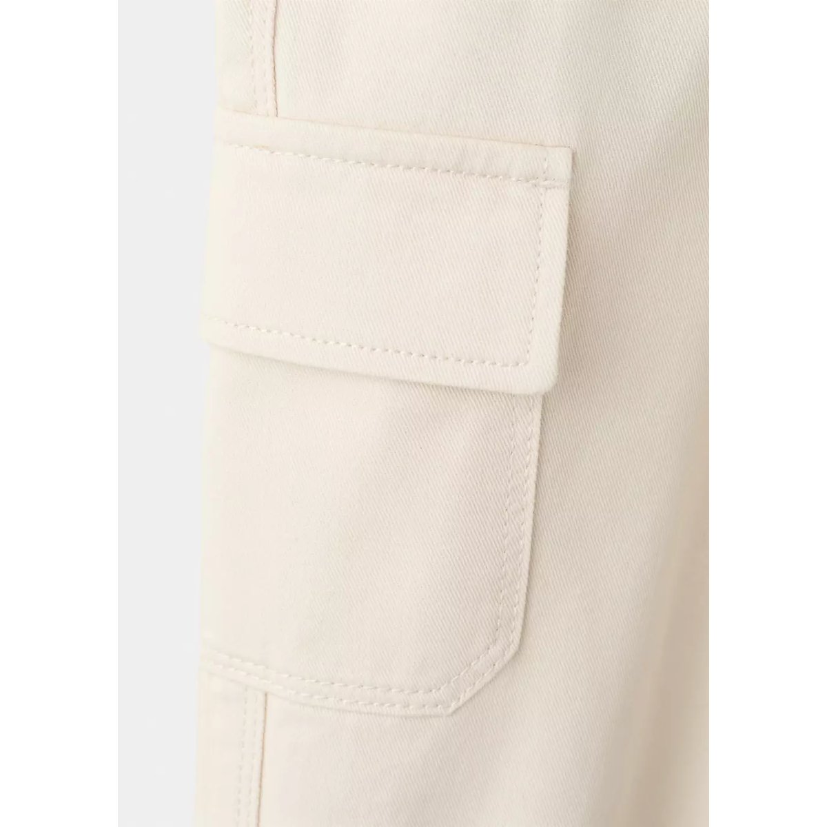 Pantalon cargo coton gris glacé, MANGO BABY