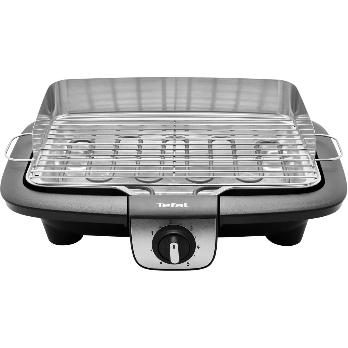 Barbecue électrique BG90A810 Easygrill inox à poser, 37x23.5 cm noir / inox, TEFAL