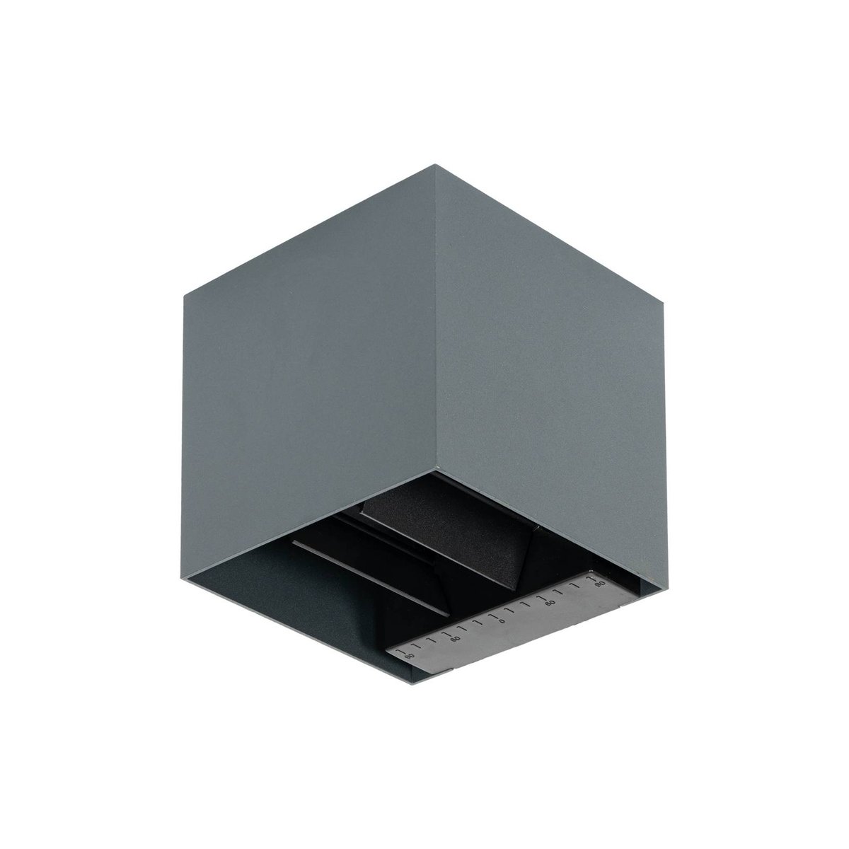 Lampe solaire extérieur en aluminiumLED anthracite, PRIOS