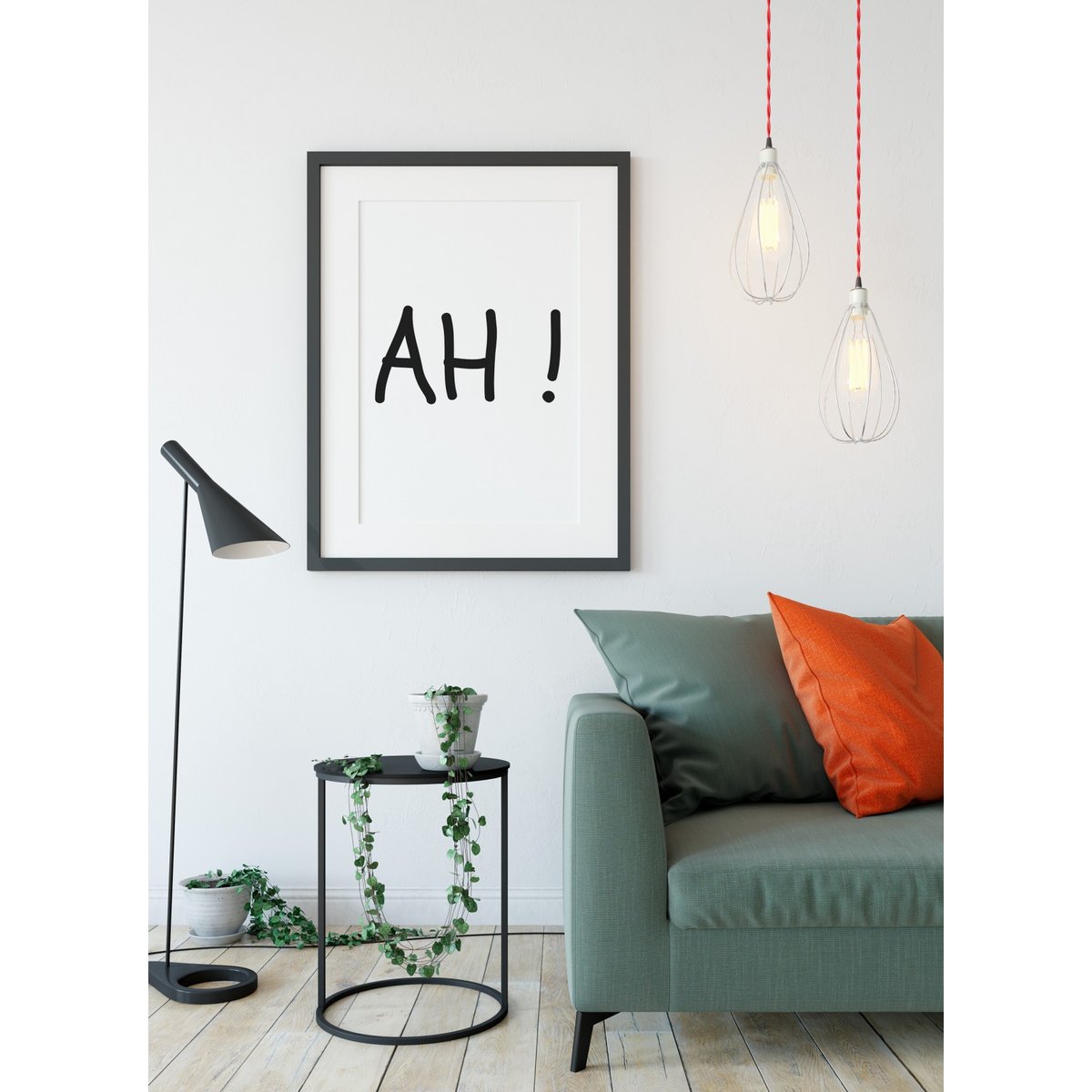 Poster Ah! blanc, L'AFFICHERIE