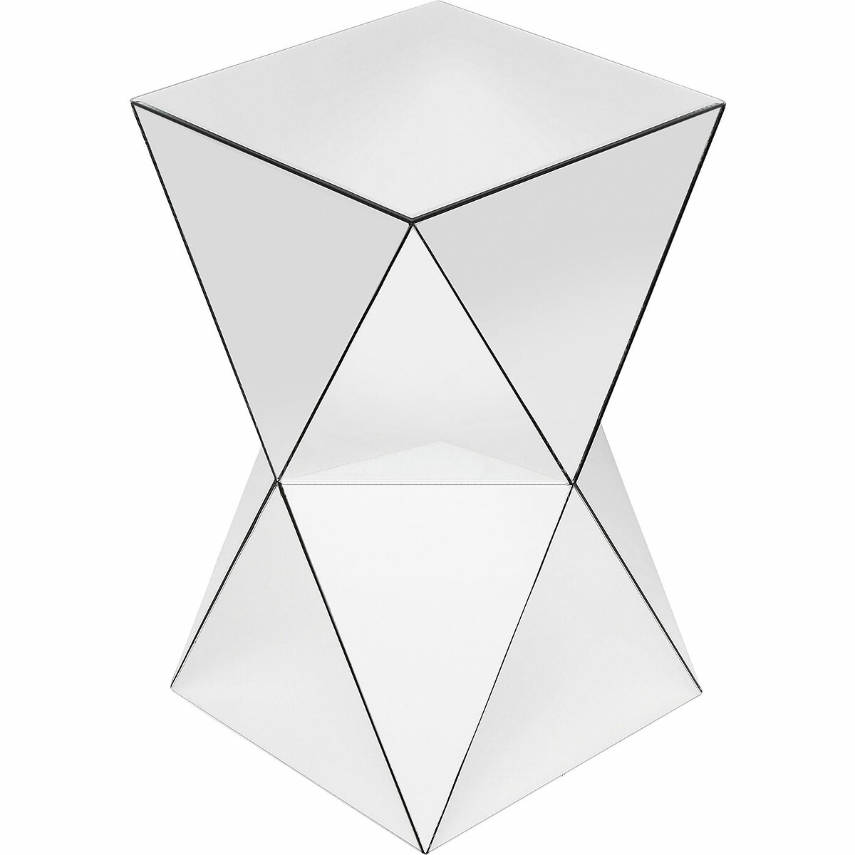 Table d appoint Luxury Triangle 32x32cm multicolore, KARE DESIGN