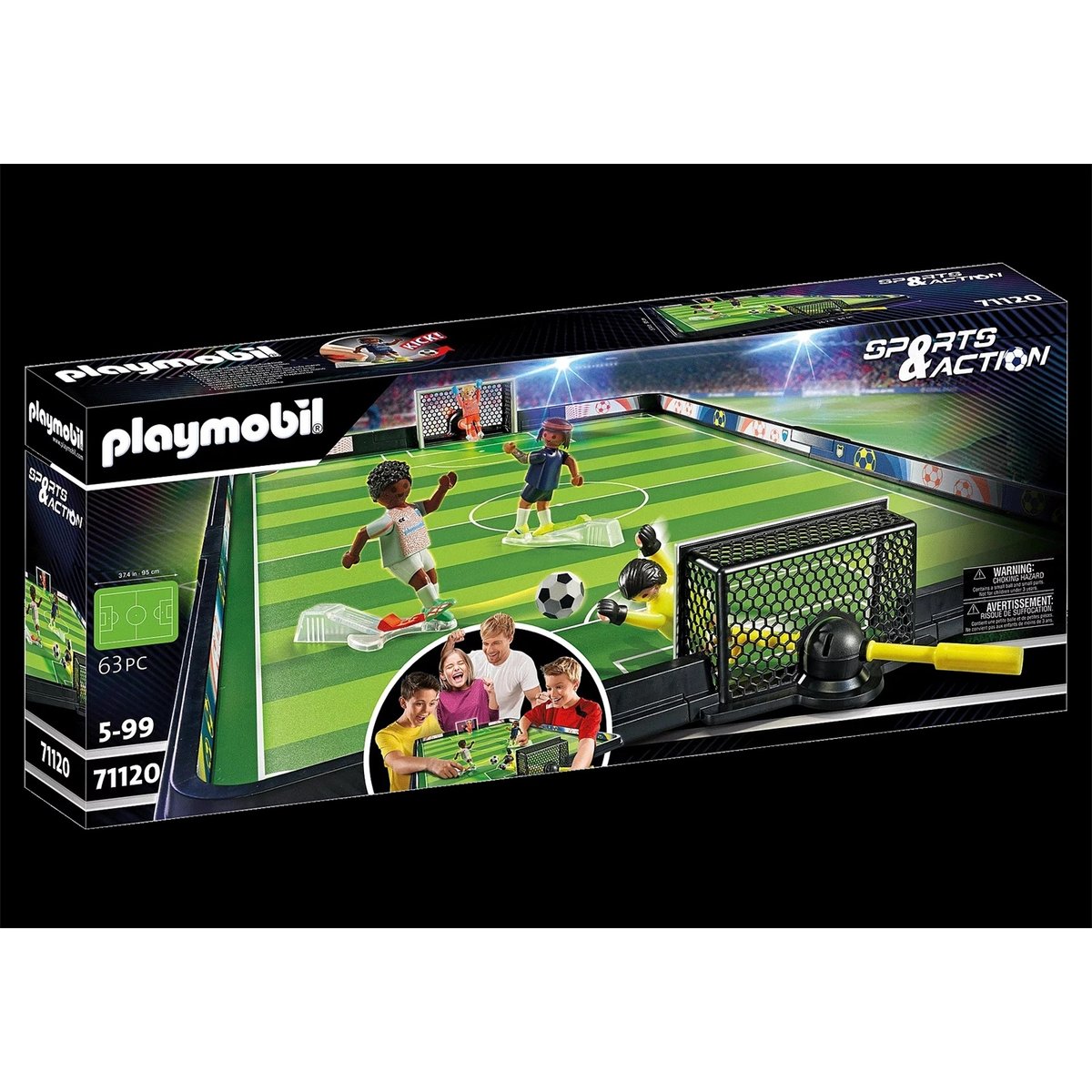 Stade De Football 71120 - Playmobil multicolore, PLAYMOBIL