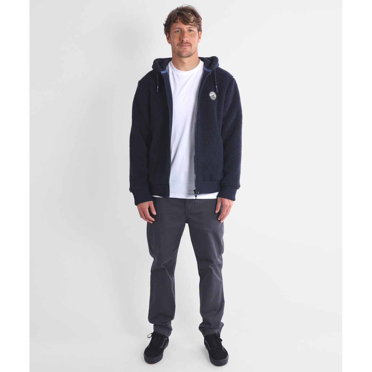 Sherpa capuche full zip SEFTY deep marine, OXBOW