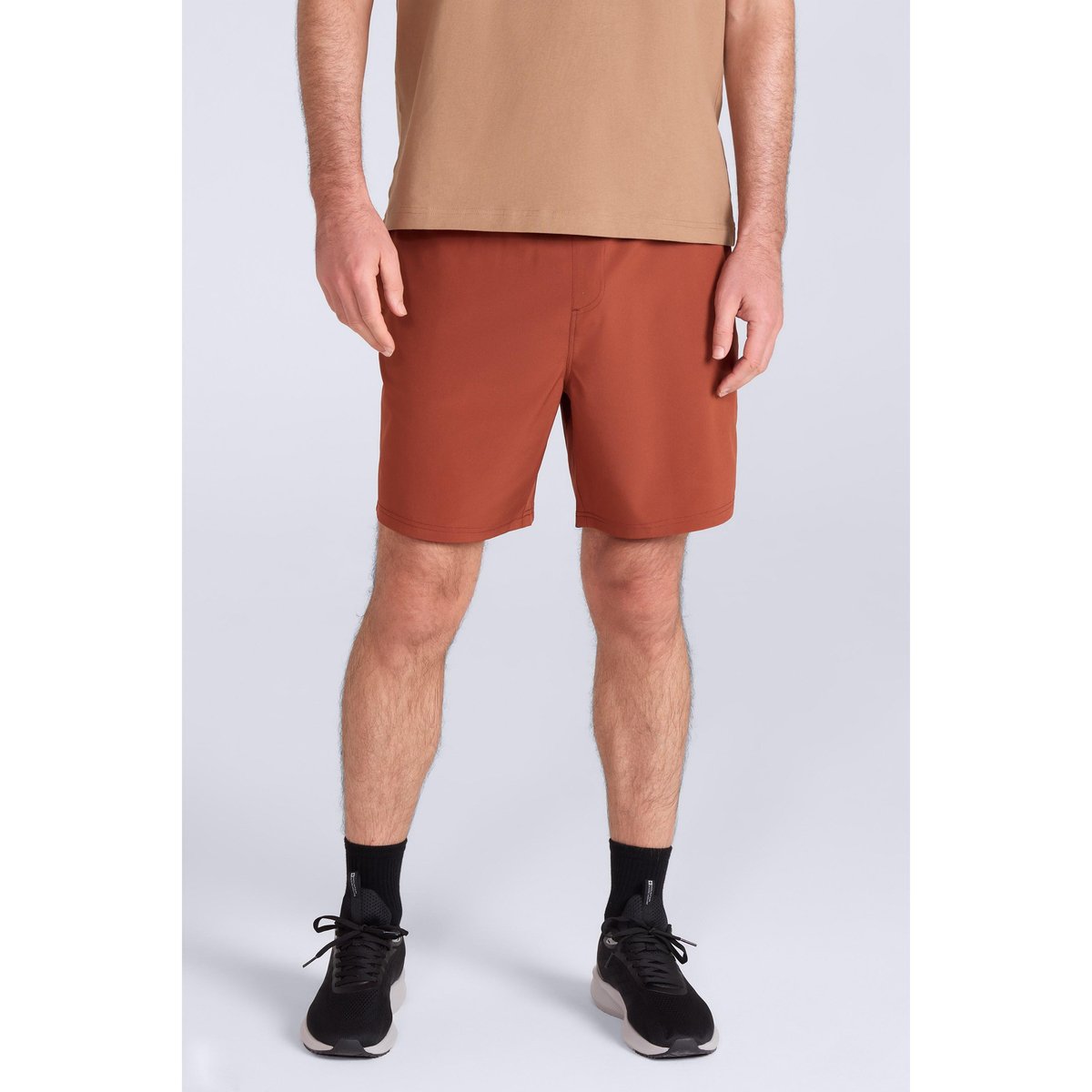 Short uni à taille élastiquée HURDLE bleu cobalt, MOUNTAIN WAREHOUSE