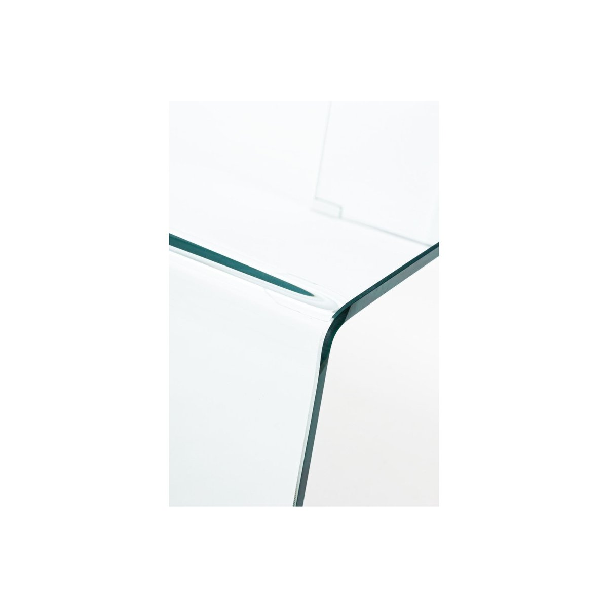 Table basse rectangulaire contemporaine en verre L120 - IDORA transparent, HELLIN, DEPUIS 1862