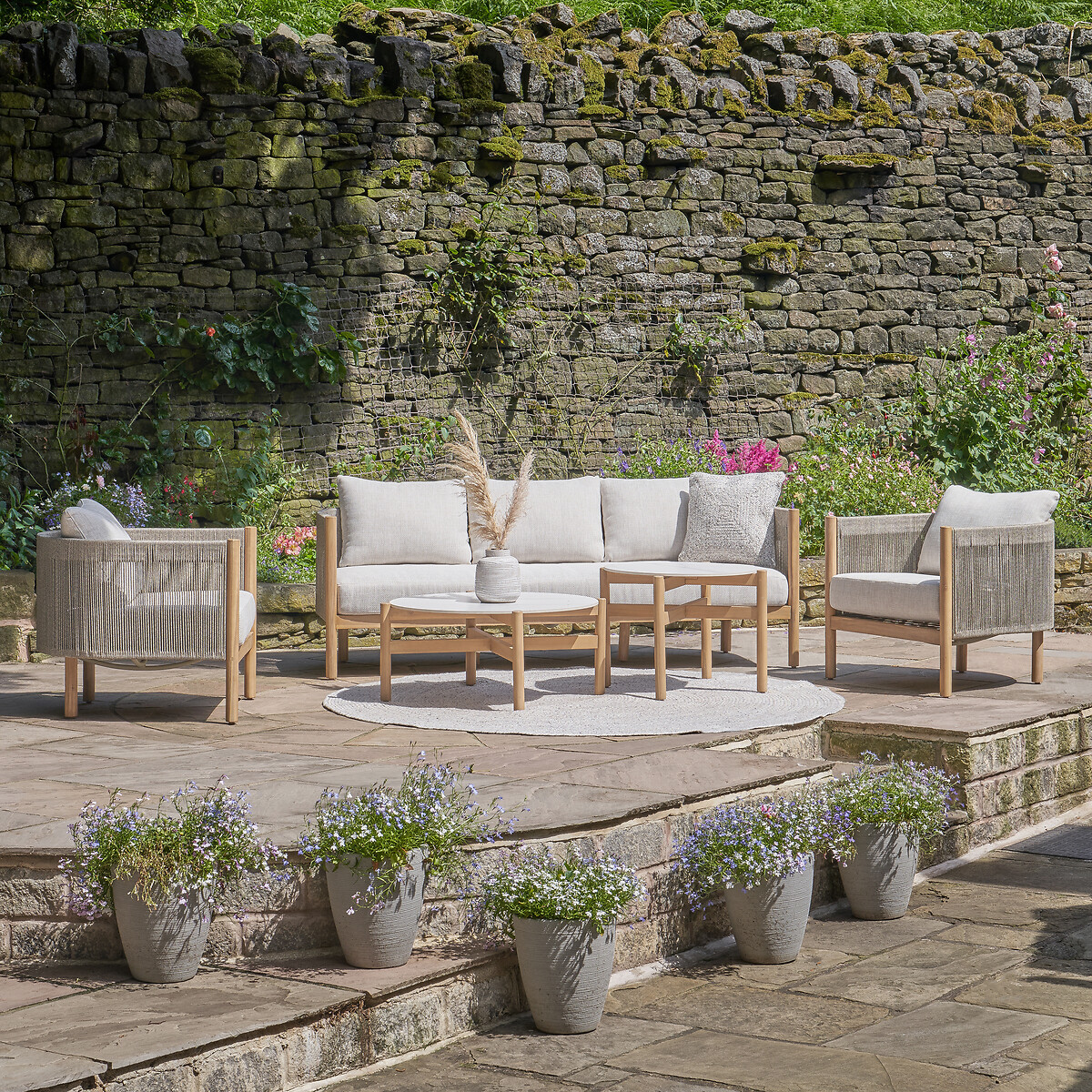 Marche Garden Sofa Set grey, SO'HOME