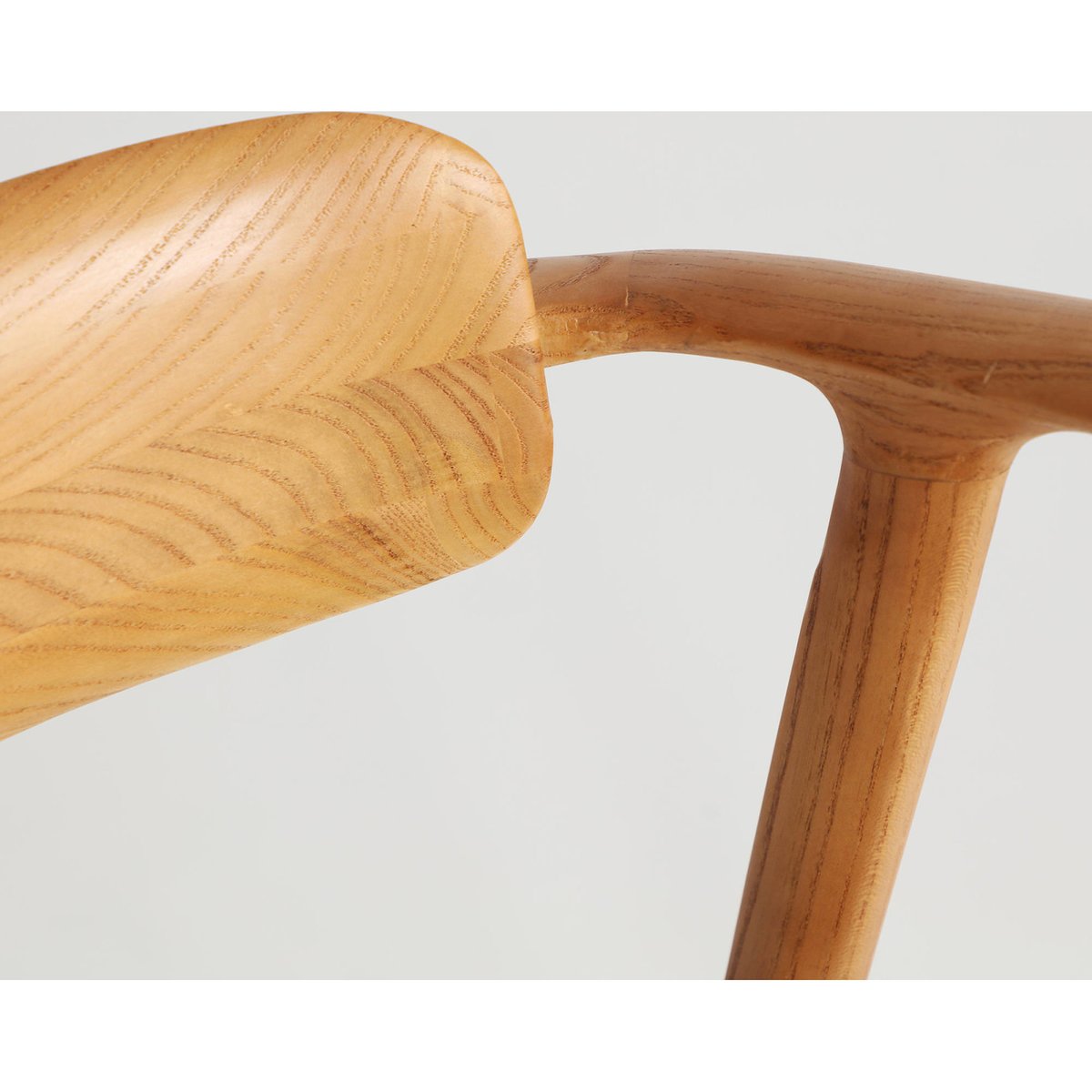 Chaise en orme collection VACIO bois brun et crème, RECOLLECTION