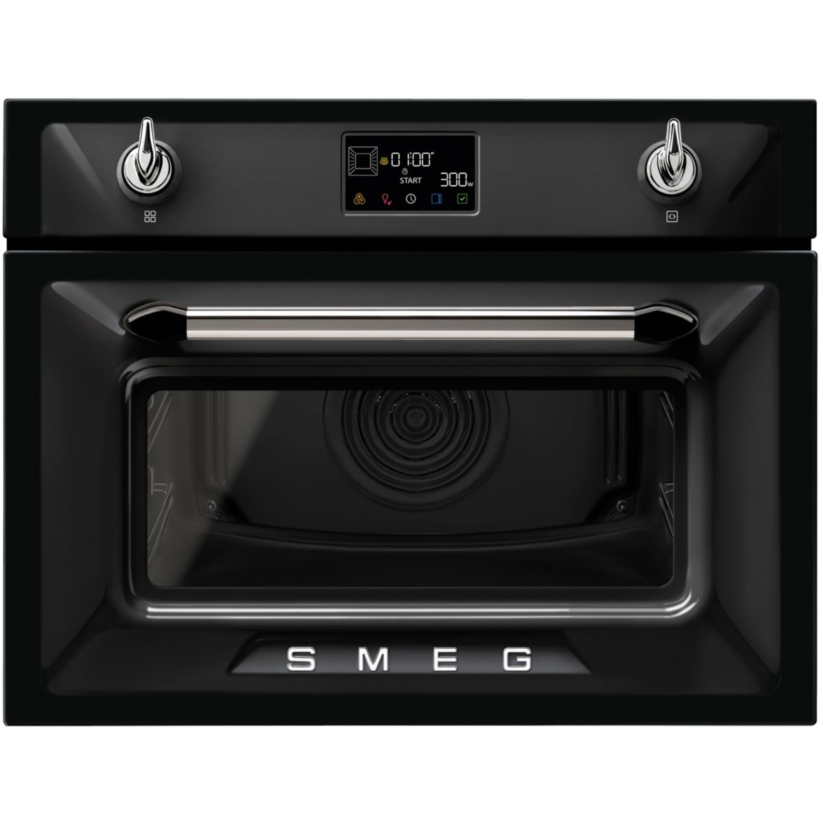 Micro ondes combiné encastrable SO4902M1N couleur unique, SMEG