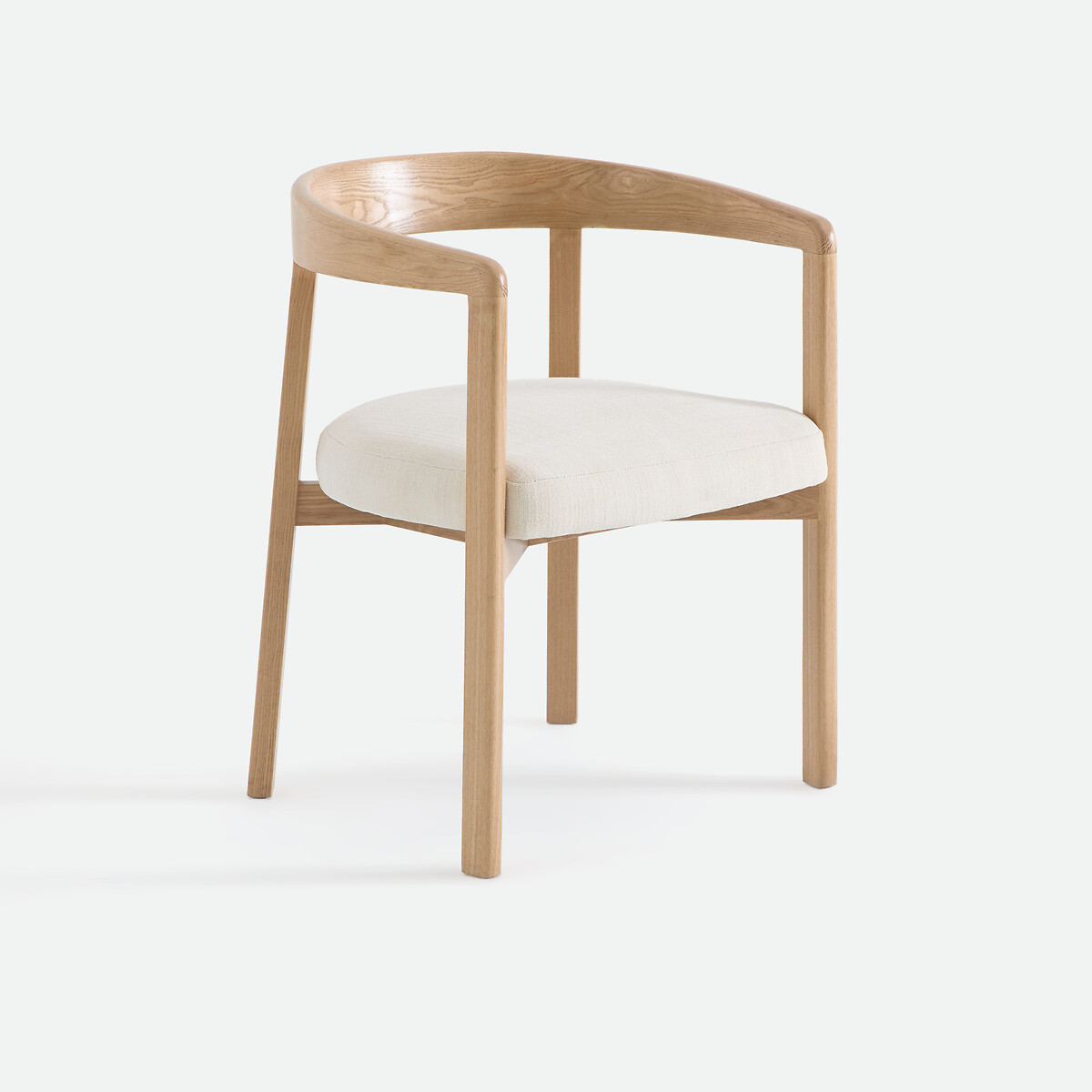 Fauteuil de table à accoudoirs, HERMAN ecru, LA REDOUTE INTERIEURS