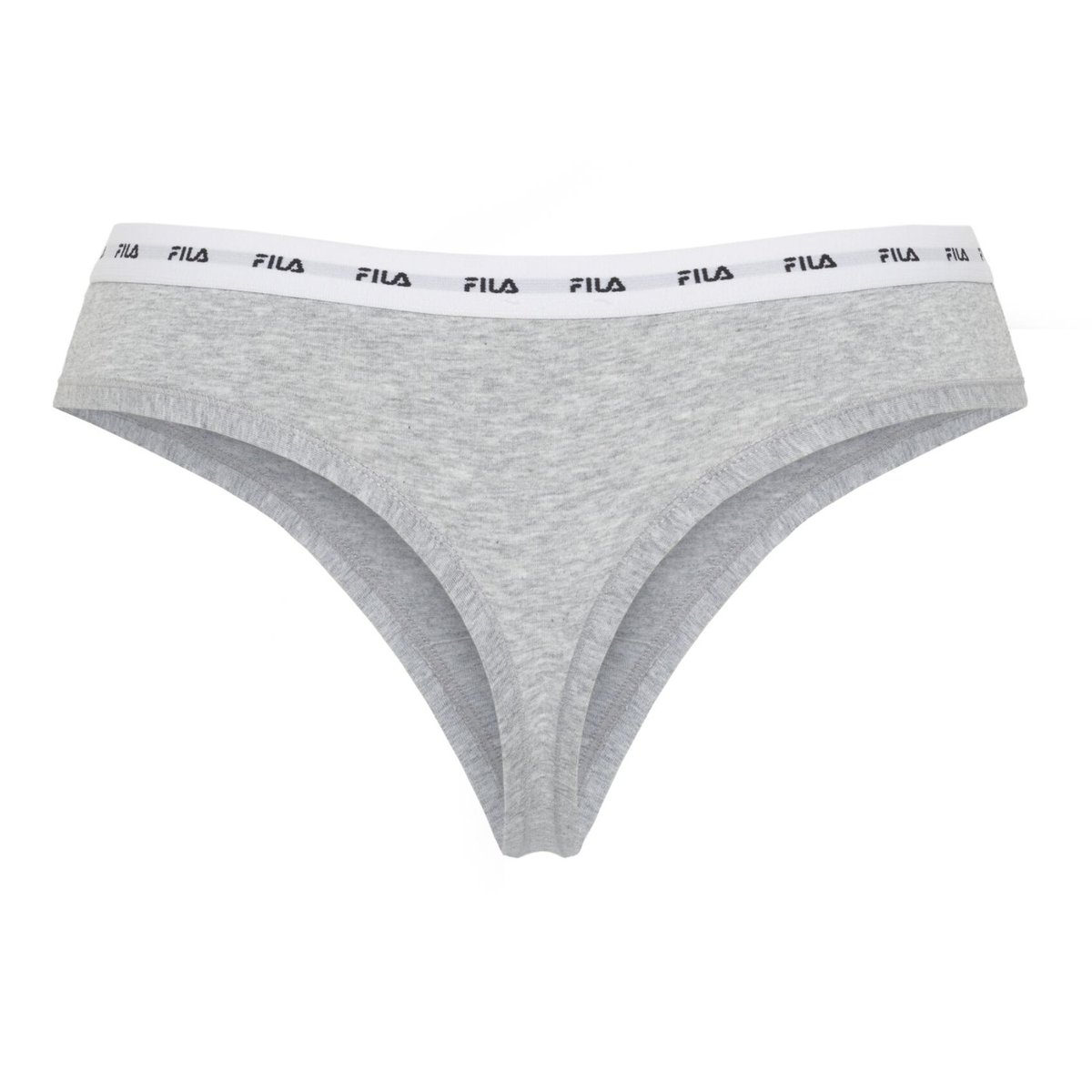 Lot De 3 String Coton noir/gris/blanc, FILA