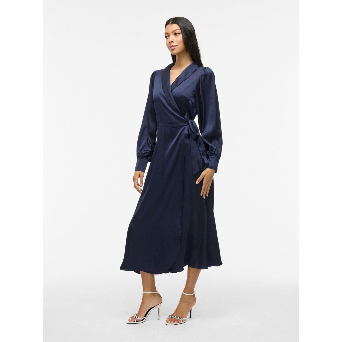 Robe Cache-Cœur navy blazer, VILA