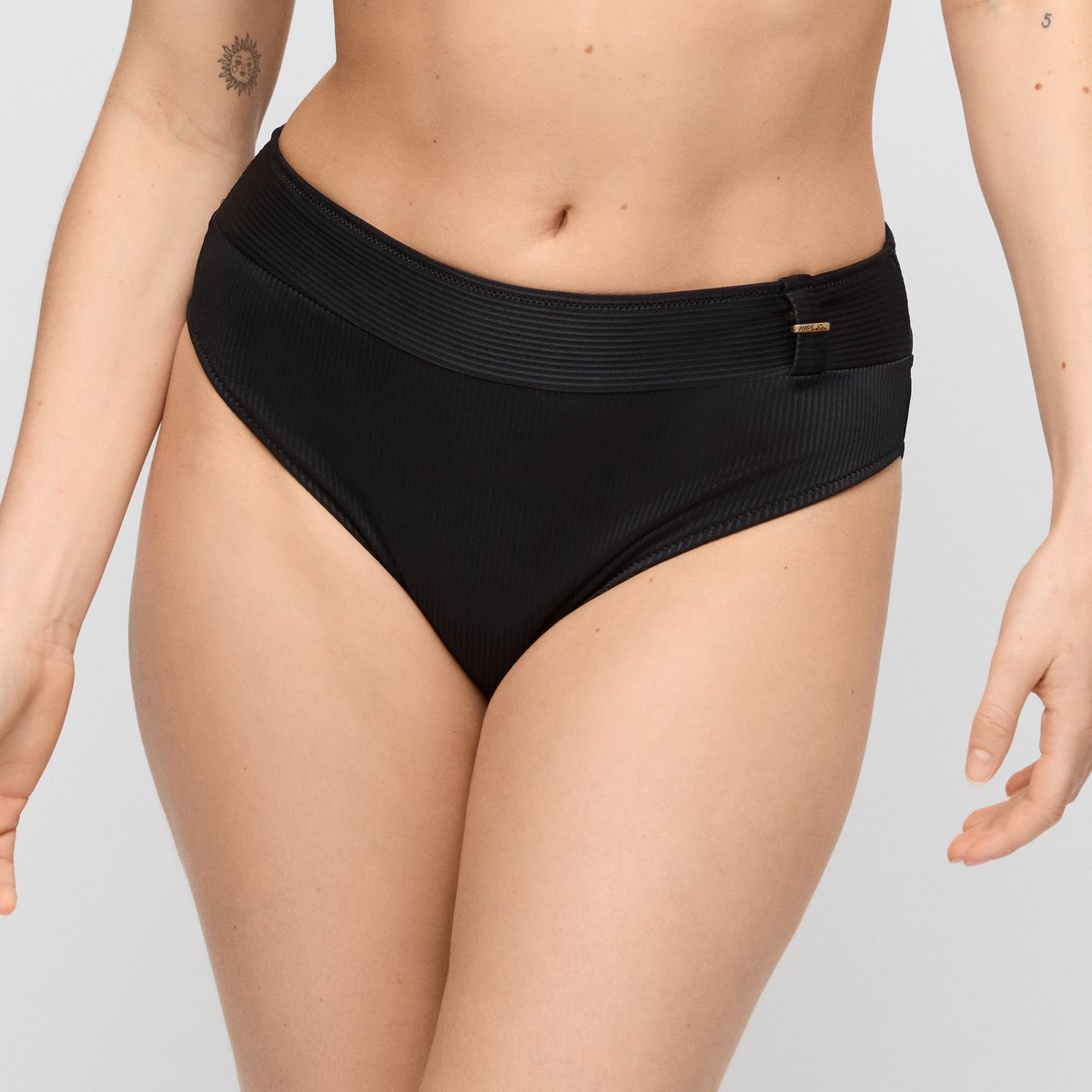 Bikini slip taille haute CASSIE noir, MARIE JO
