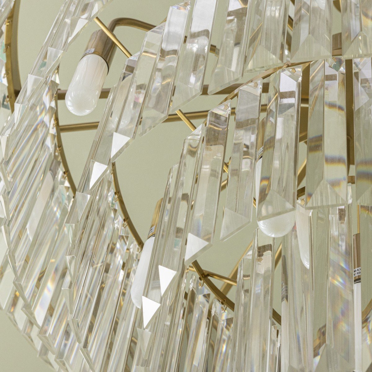 Lustre doré fulgurant GM L 200 cm - FULGURANT doré, SIGNATURE