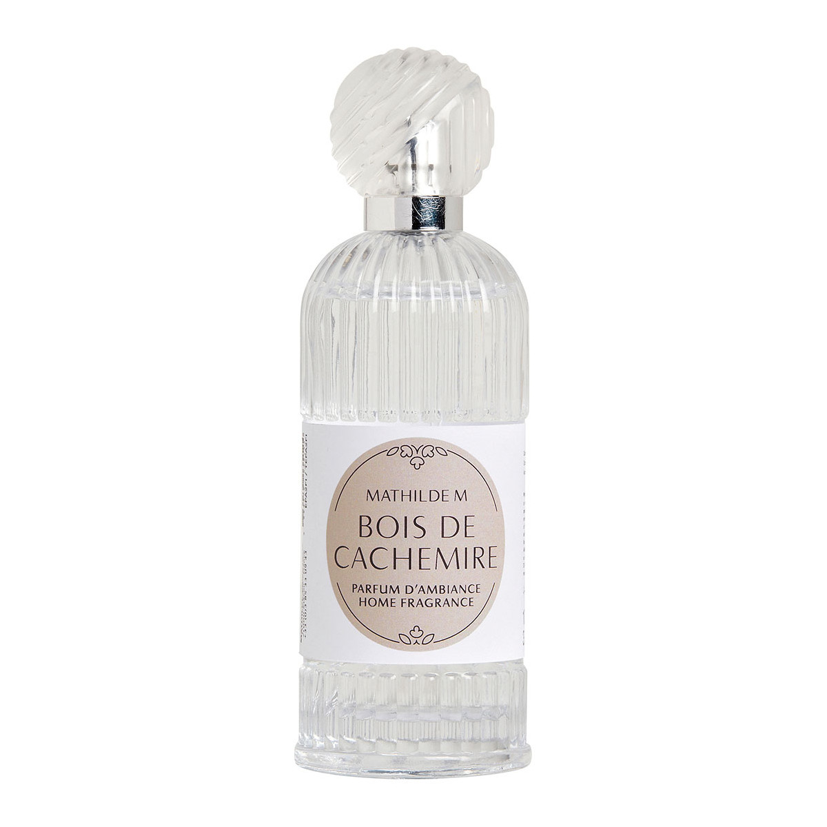 Parfum d'ambiance 100 ml - Bois de Cachemire transparent, MATHILDE M