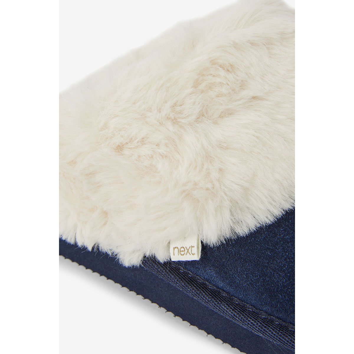 Mule Pantoufles En Suede marine, NEXT
