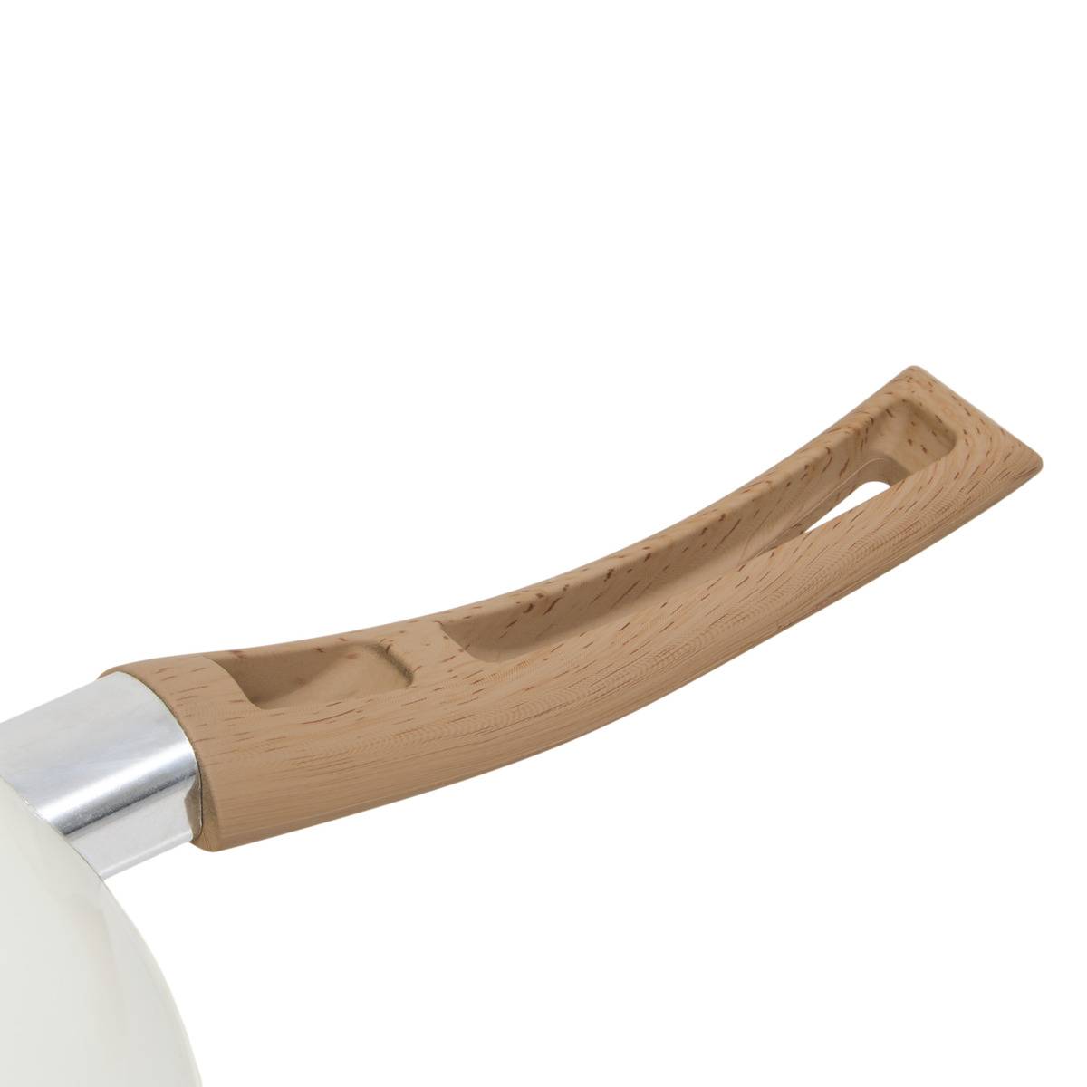 Wok 28cm en aluminium forgé HARMONY beige, 5FIVE SIMPLY SMART