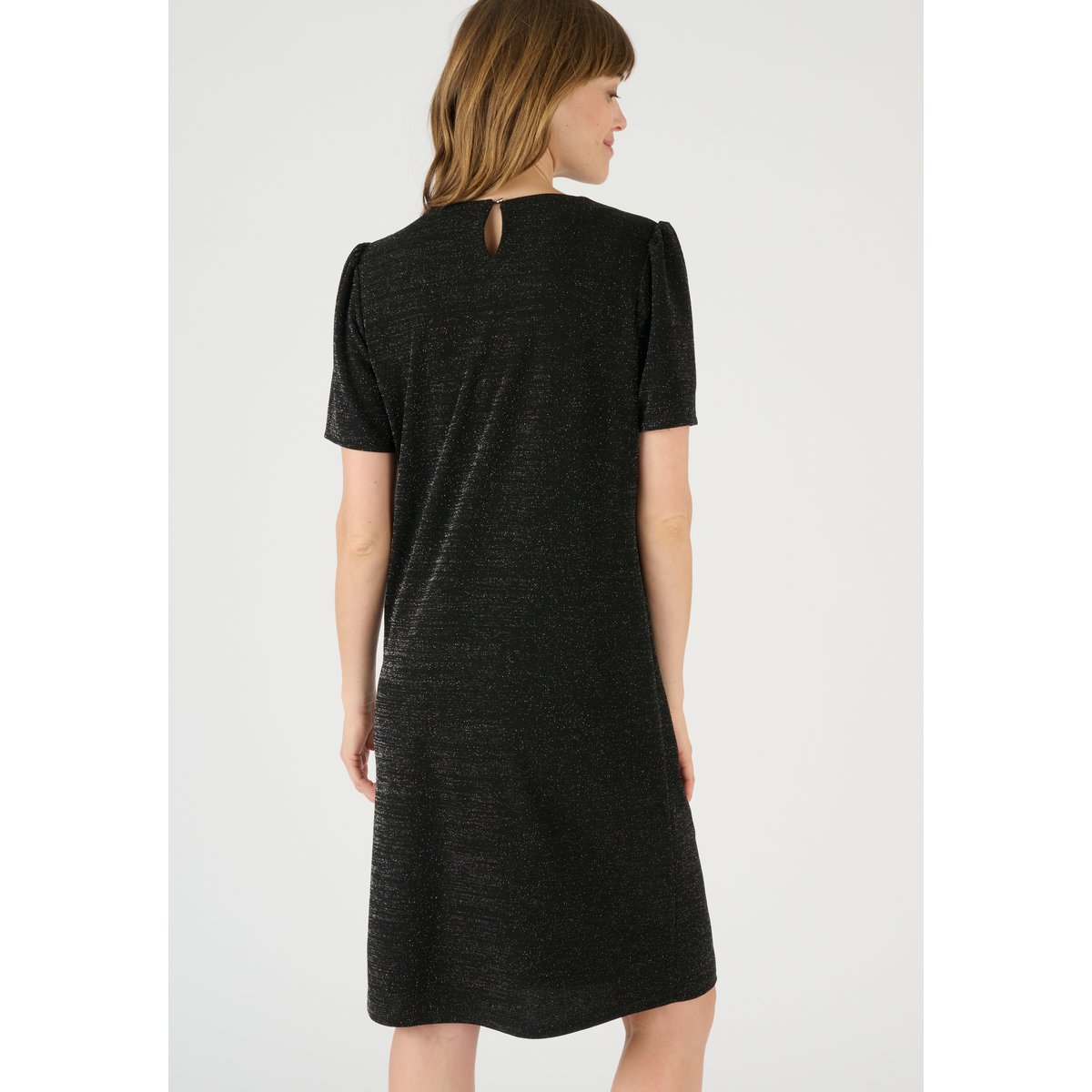 Robe en maille scintillante noir, DAMART