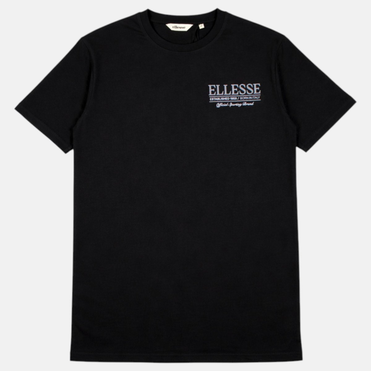 T-shirt manches courtes, col rond ICÔNE noir, ELLESSE