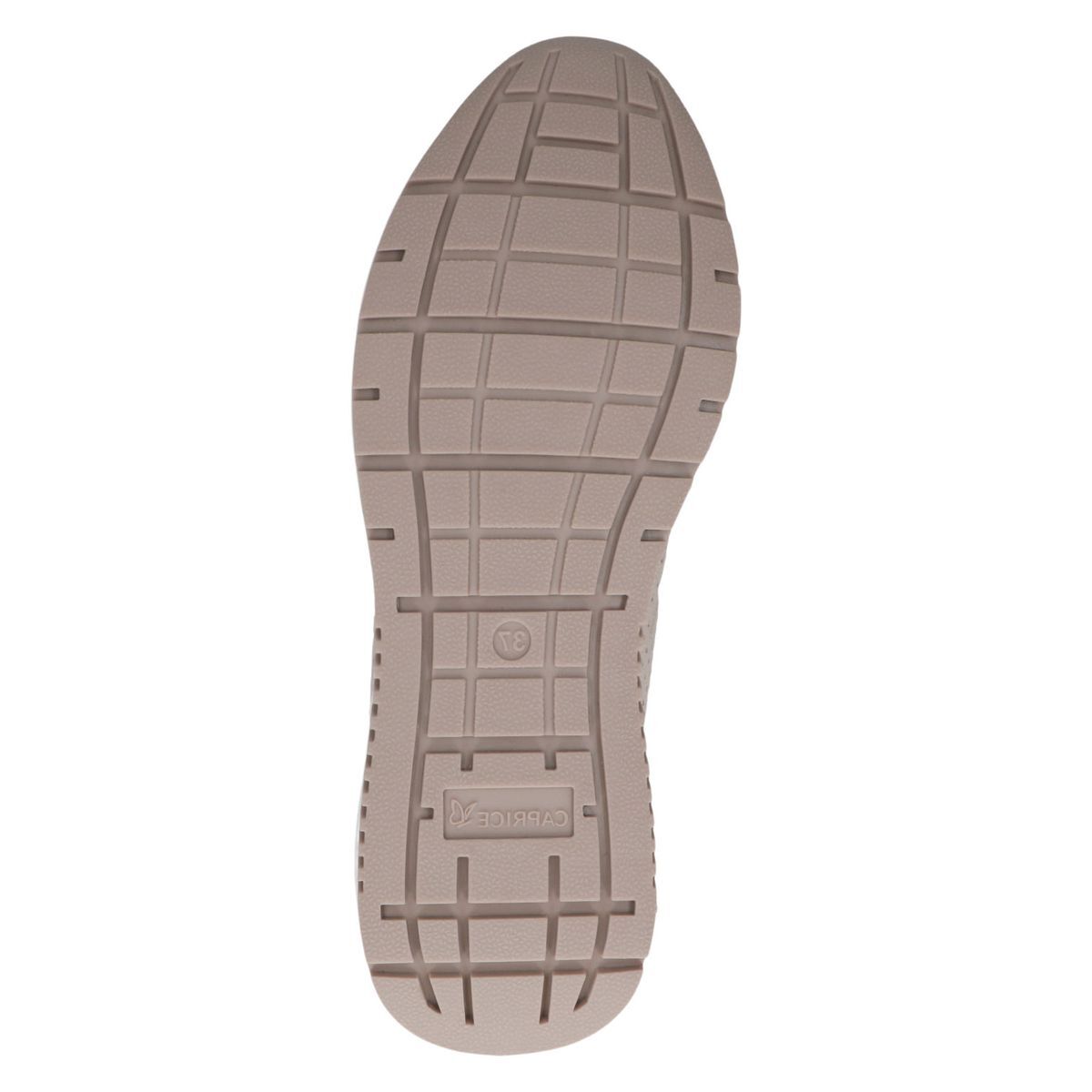 Basket en cuir marron poivre combiné, CAPRICE