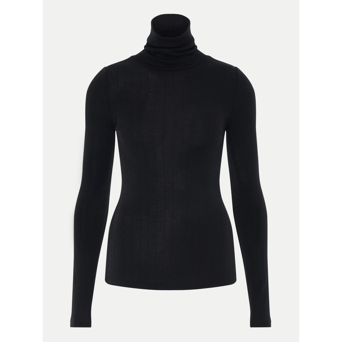 T-shirt manches longues col roulé THERMO COMFORT noir, CHANTELLE