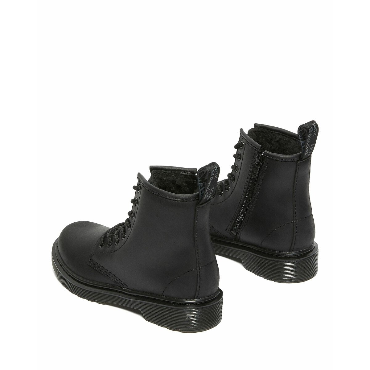Boots en cuir 1460 Junior Serena Mono noir, DR. MARTENS