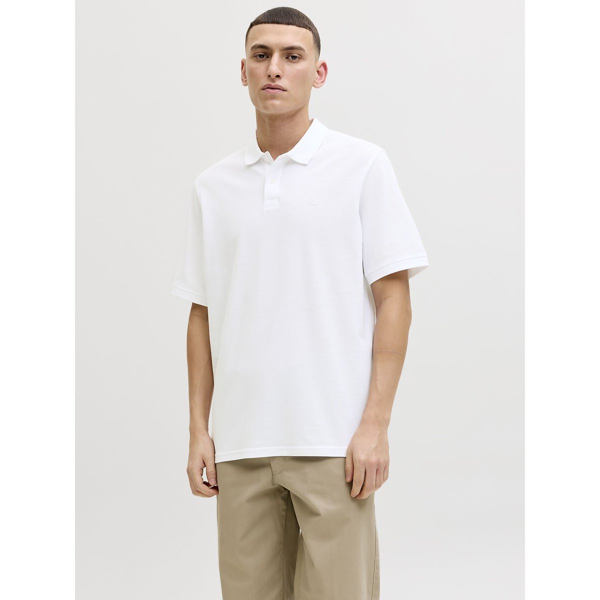 Lot de 3 polos manches courtes blanc + marine + noir, JACK & JONES